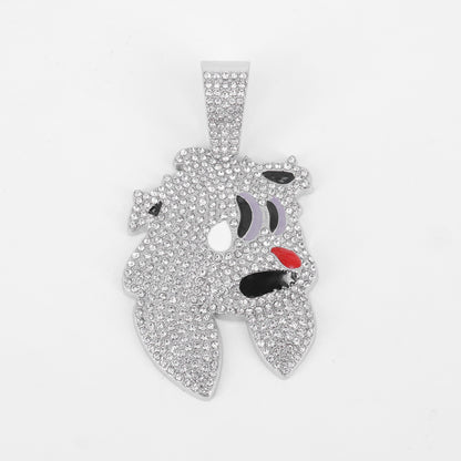 Jewelry Fashion Magic Hat Rabbit Head Pendant Necklace High-grade Cuban Chain
