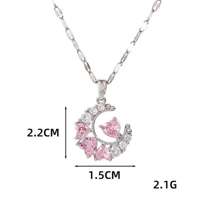 Women's Cute Dream Moon Necklace Versatile Design Jewelry