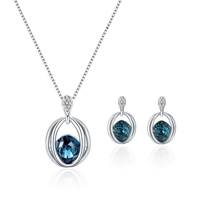 Women's Fashion Crystal Diamond Pendant Necklace Jewelry Birthday Gift